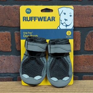 RuffWear Grip Trex Dog Boots in Black and Gray